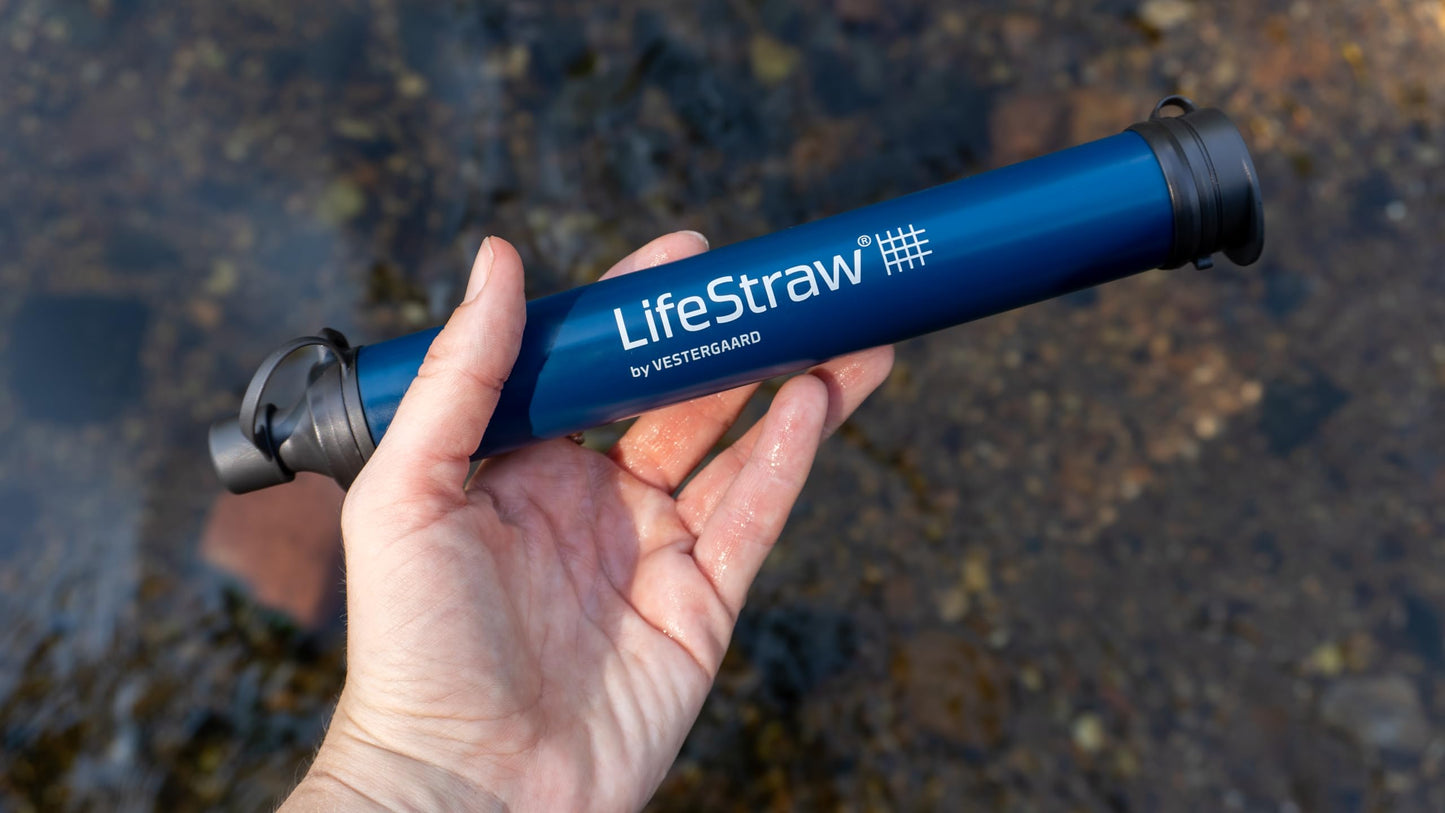 LifeStraw Personal Water Filter for Hiking, Camping, Travel, and Emergency Preparedness