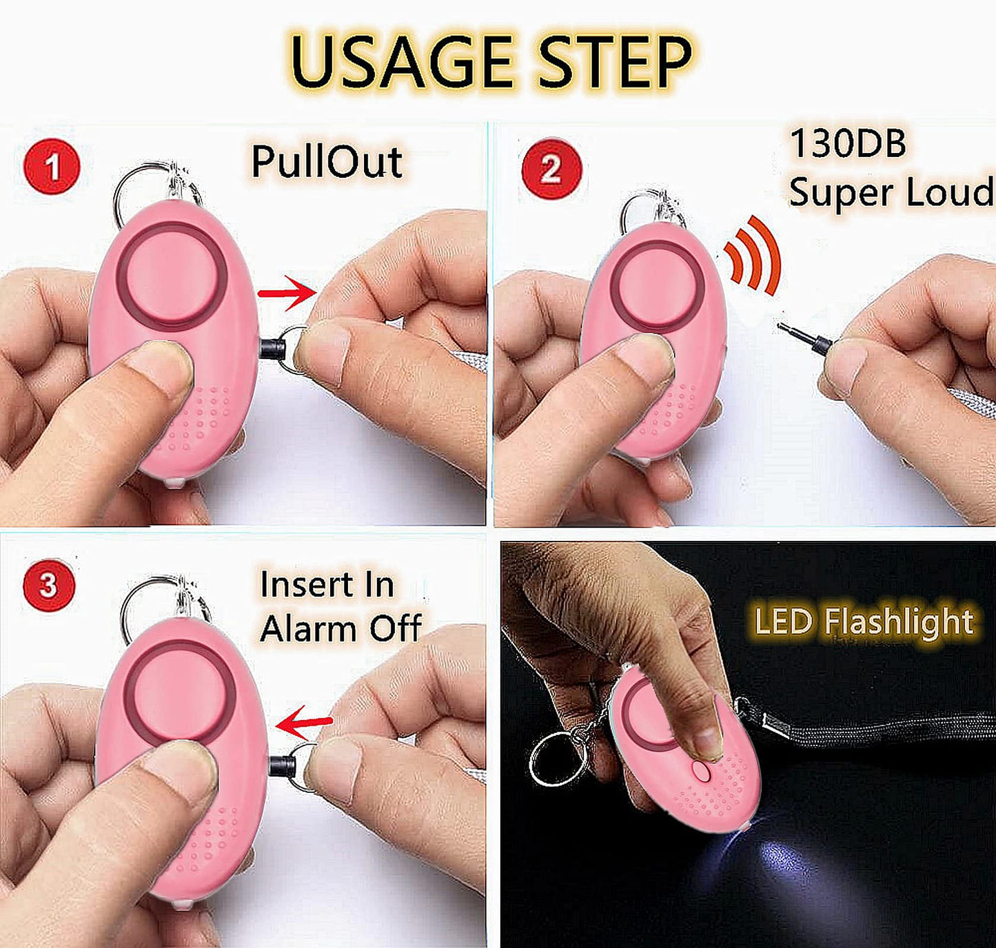 BATUMEYE Gift Keychain Set for Woman with Card Holder, Wristlet Strap, Whistle, Travel Bottle Holder, Bottle Opener